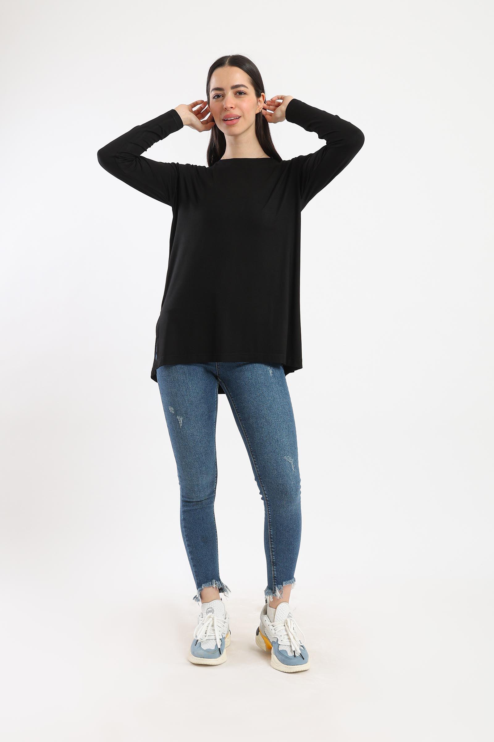 Long Sleeves Basic Top - Clue-wear