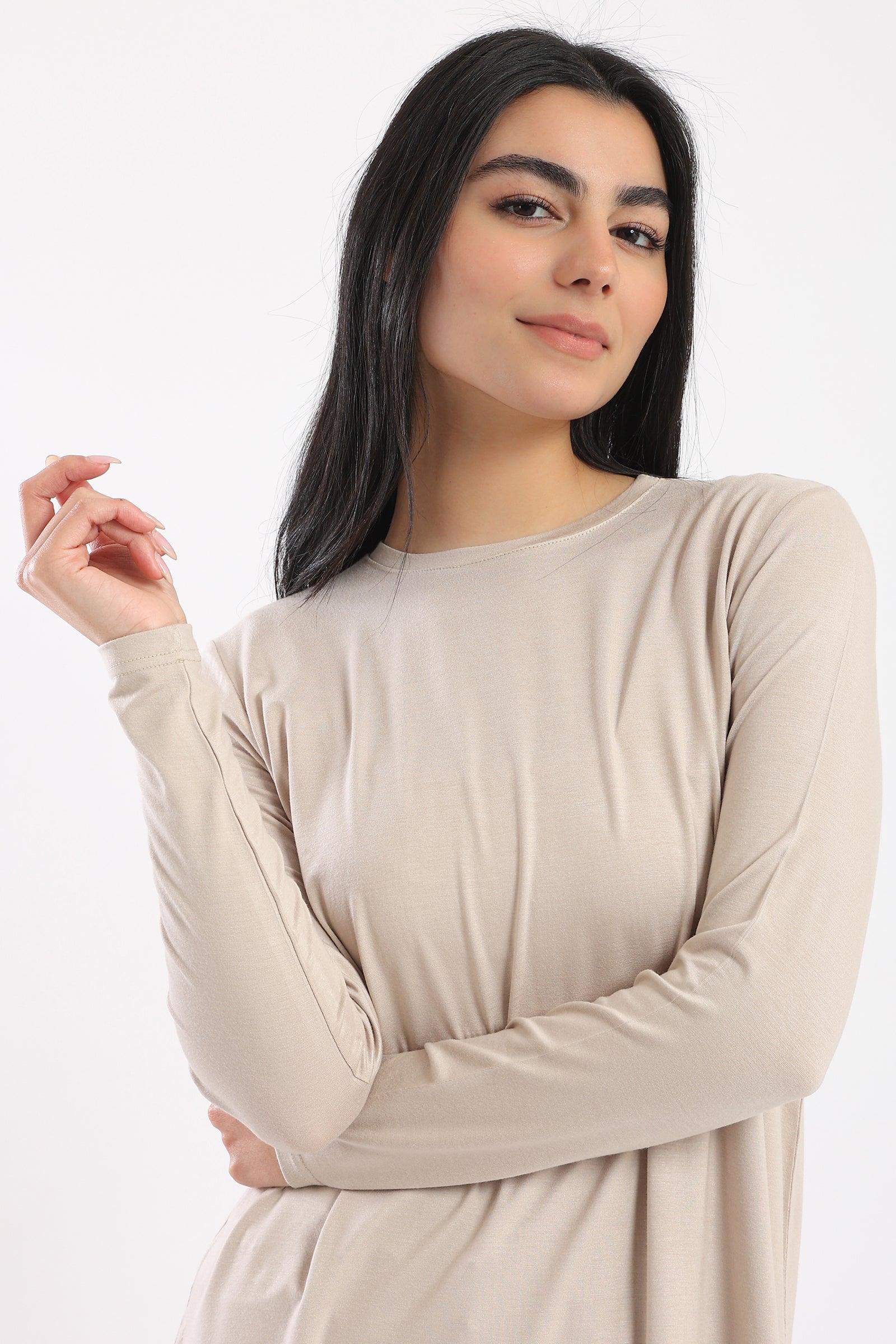 Long Sleeves Basic Top - Clue-wear