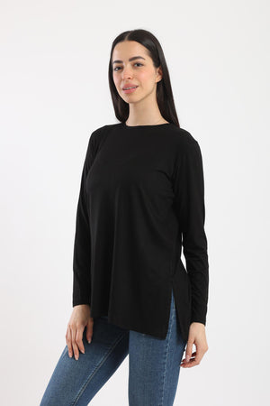 Long Sleeves Basic Top - Clue-wear