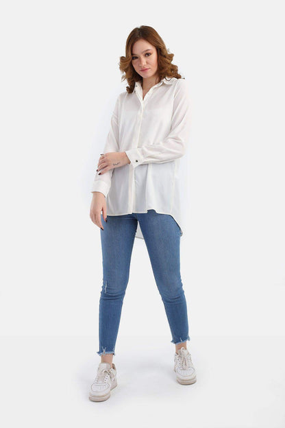 Long Sleeves Cotton Shirt - Carina - ÙƒØ§Ø±ÙŠÙ†Ø§