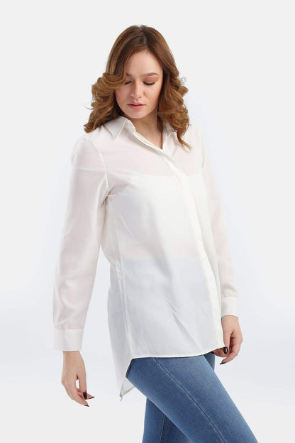 Long Sleeves Cotton Shirt - Carina - ÙƒØ§Ø±ÙŠÙ†Ø§