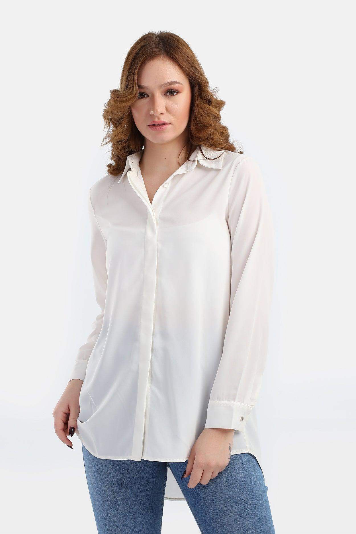 Long Sleeves Cotton Shirt - Carina - ÙƒØ§Ø±ÙŠÙ†Ø§