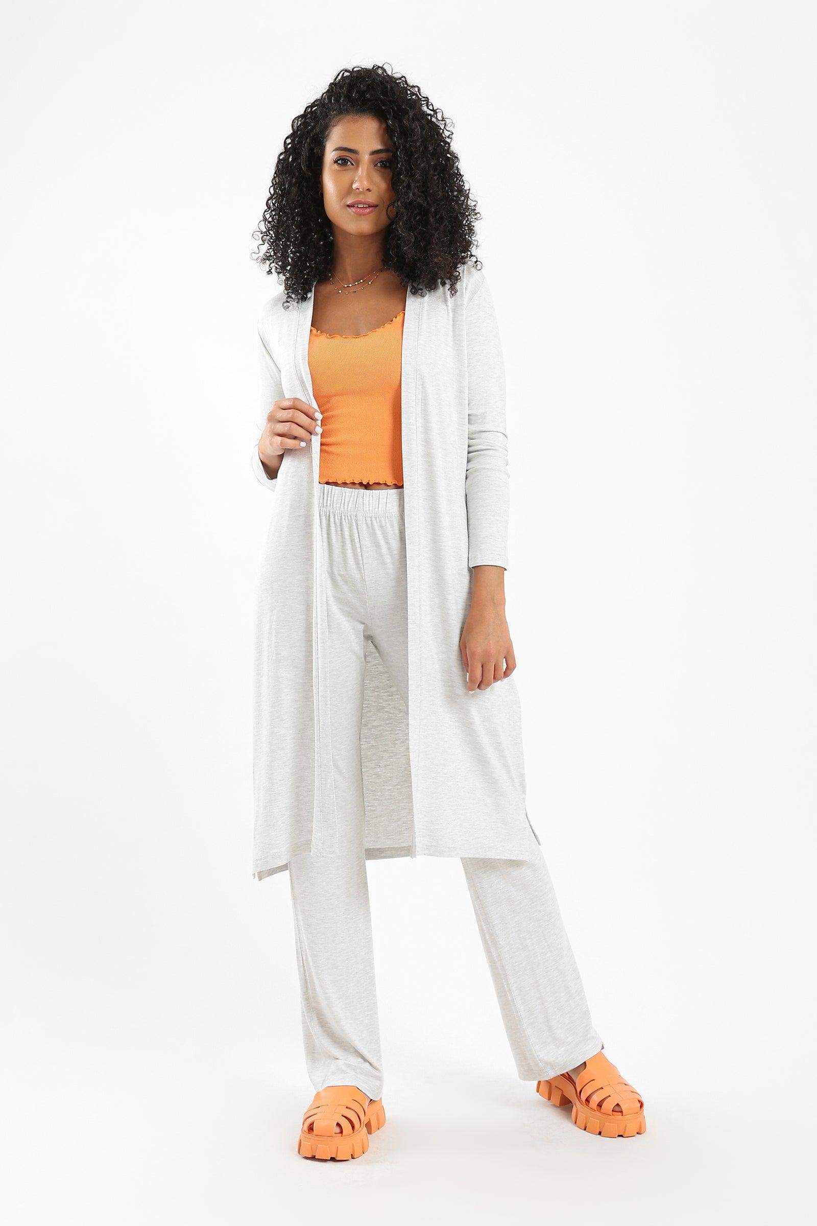 Long Sleeves Lounge Cardigan - Carina - ÙƒØ§Ø±ÙŠÙ†Ø§