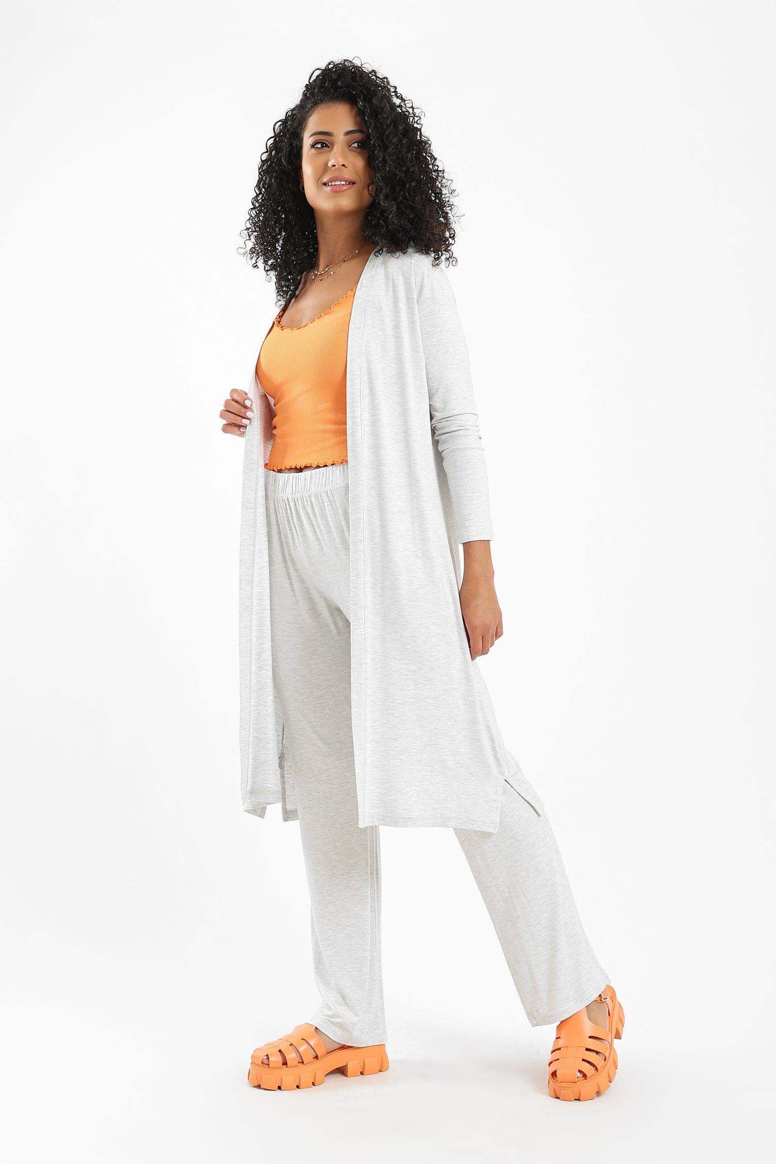 Long Sleeves Lounge Cardigan - Carina - ÙƒØ§Ø±ÙŠÙ†Ø§
