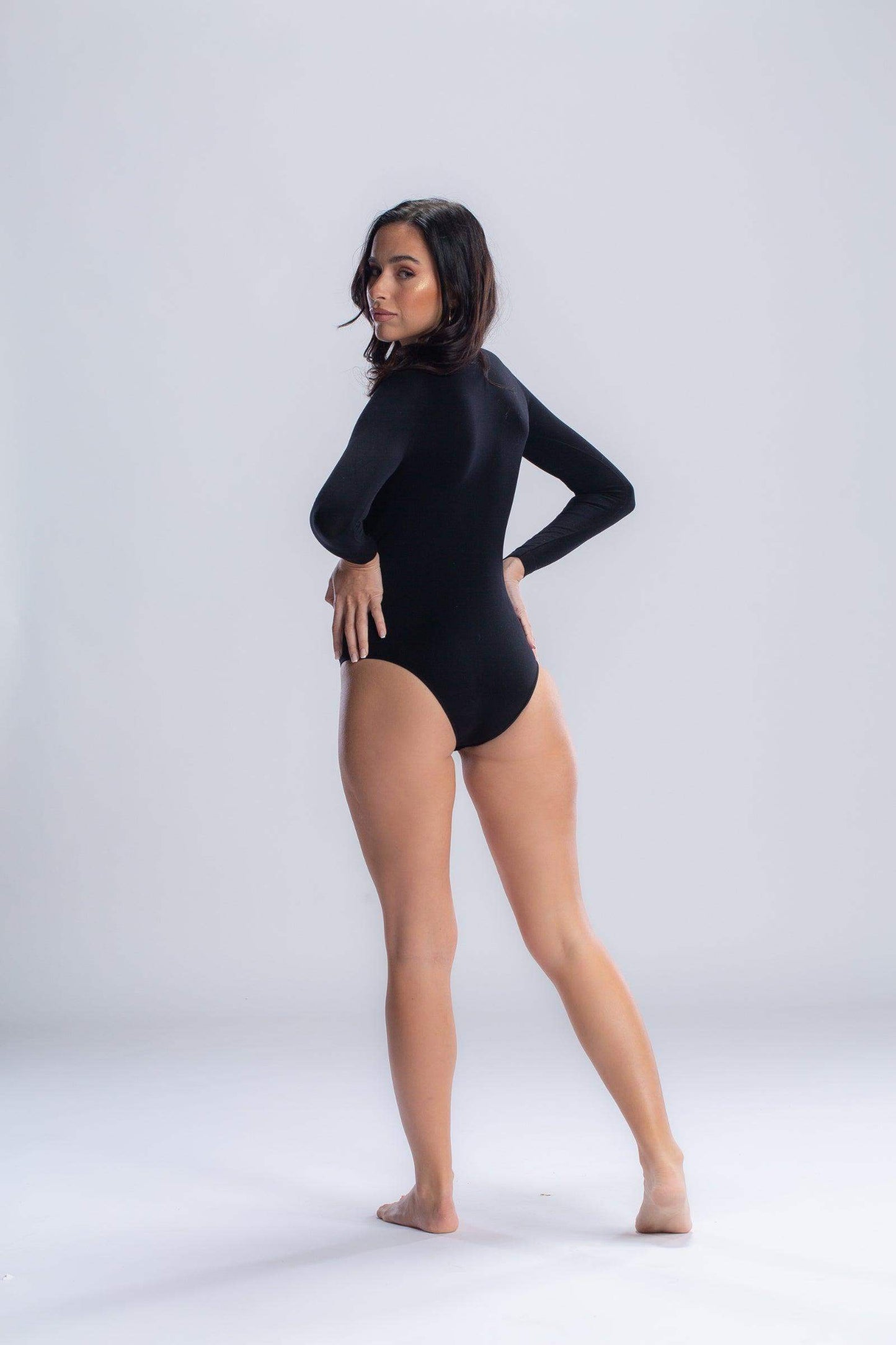 Long Sleeves Microfiber Bodysuit - Carina - ÙƒØ§Ø±ÙŠÙ†Ø§