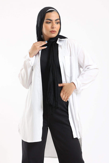 Long Sleeves Oversized Shirt - Carina - ÙƒØ§Ø±ÙŠÙ†Ø§