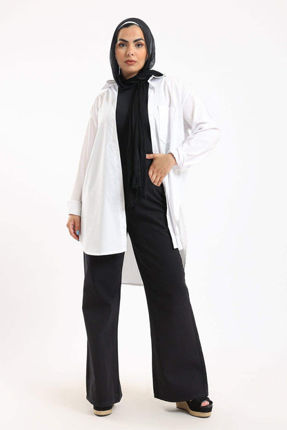 Long Sleeves Oversized Shirt - Carina - ÙƒØ§Ø±ÙŠÙ†Ø§