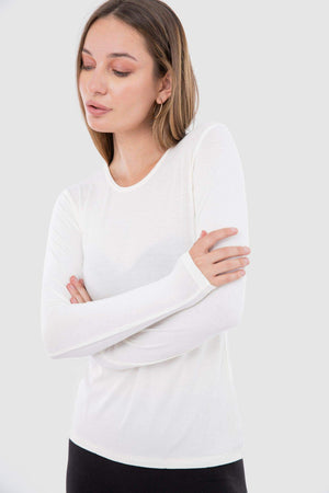 Long Sleeves Viscose Top - Carina - ÙƒØ§Ø±ÙŠÙ†Ø§