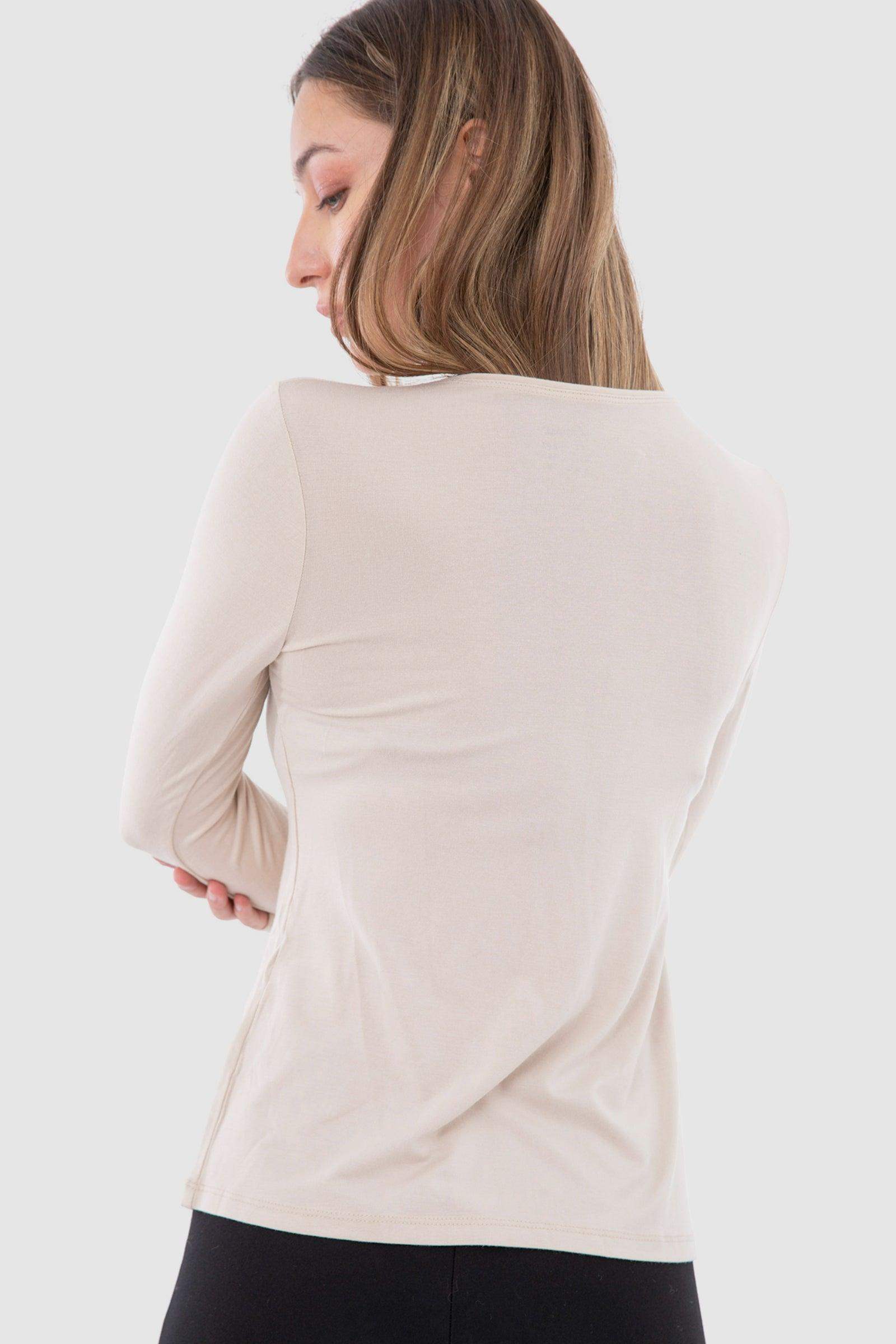 Long Sleeves Viscose Top - Carina - ÙƒØ§Ø±ÙŠÙ†Ø§