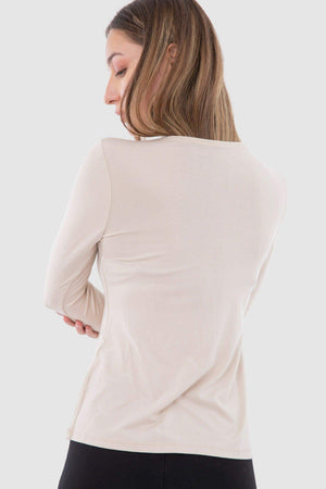 Long Sleeves Viscose Top - Carina - ÙƒØ§Ø±ÙŠÙ†Ø§