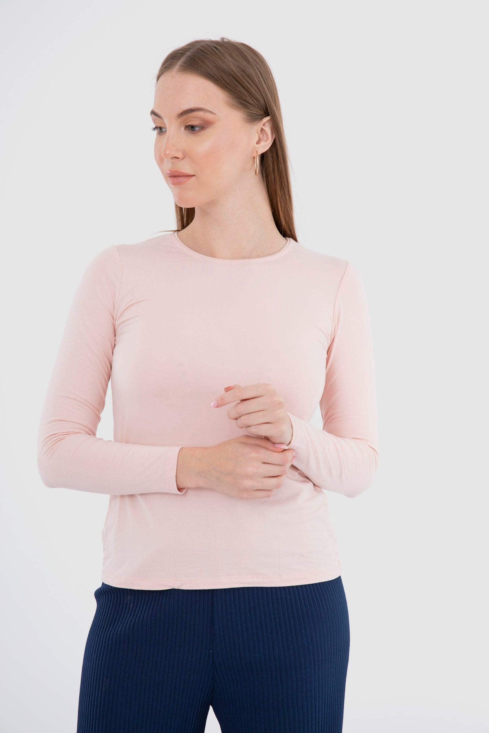 Long Sleeves Viscose Top - Carina - ÙƒØ§Ø±ÙŠÙ†Ø§