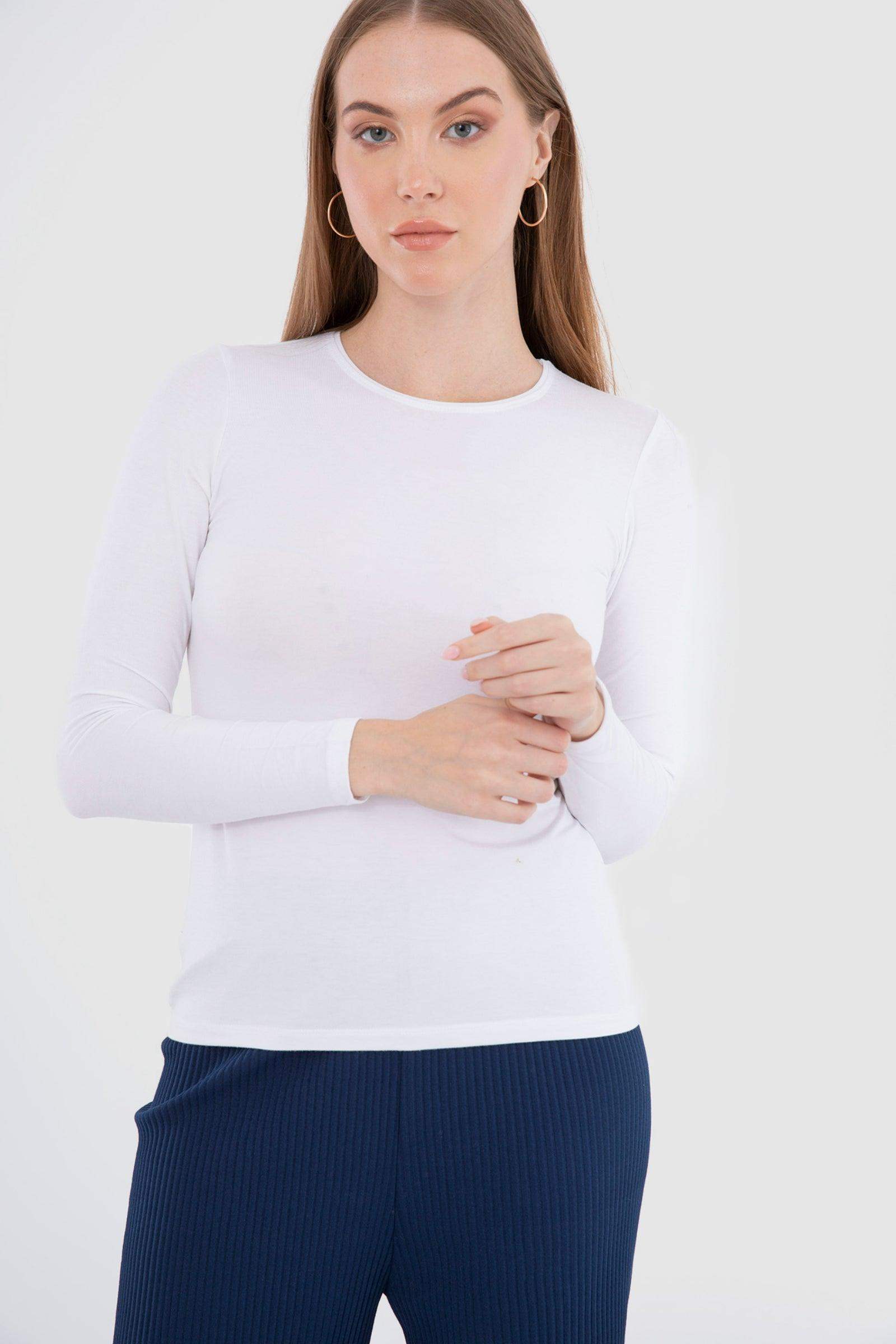 Long Sleeves Viscose Top - Carina - ÙƒØ§Ø±ÙŠÙ†Ø§