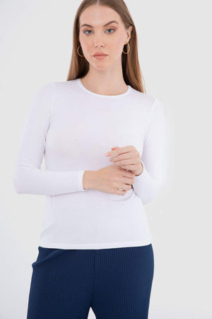 Long Sleeves Viscose Top - Carina - ÙƒØ§Ø±ÙŠÙ†Ø§