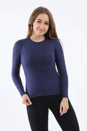 Long Sleeves Viscose Top - Carina - ÙƒØ§Ø±ÙŠÙ†Ø§