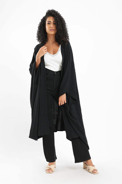 Longline Relaxed Fit Kimono - Carina - ÙƒØ§Ø±ÙŠÙ†Ø§