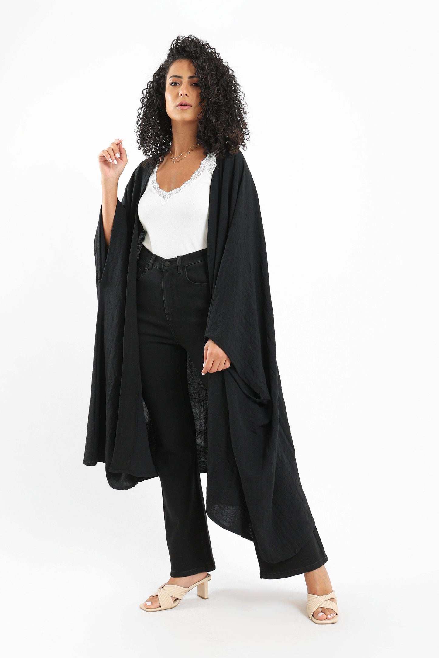 Longline Relaxed Fit Kimono - Carina - ÙƒØ§Ø±ÙŠÙ†Ø§