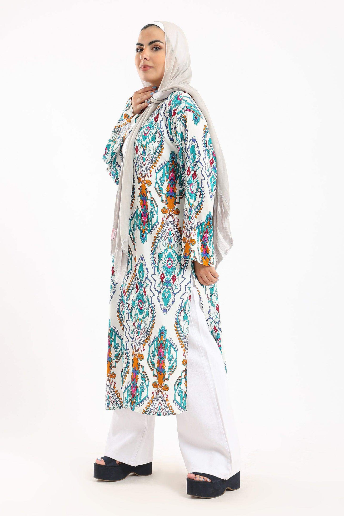 Longline Stunning Kimono - Carina - ÙƒØ§Ø±ÙŠÙ†Ø§