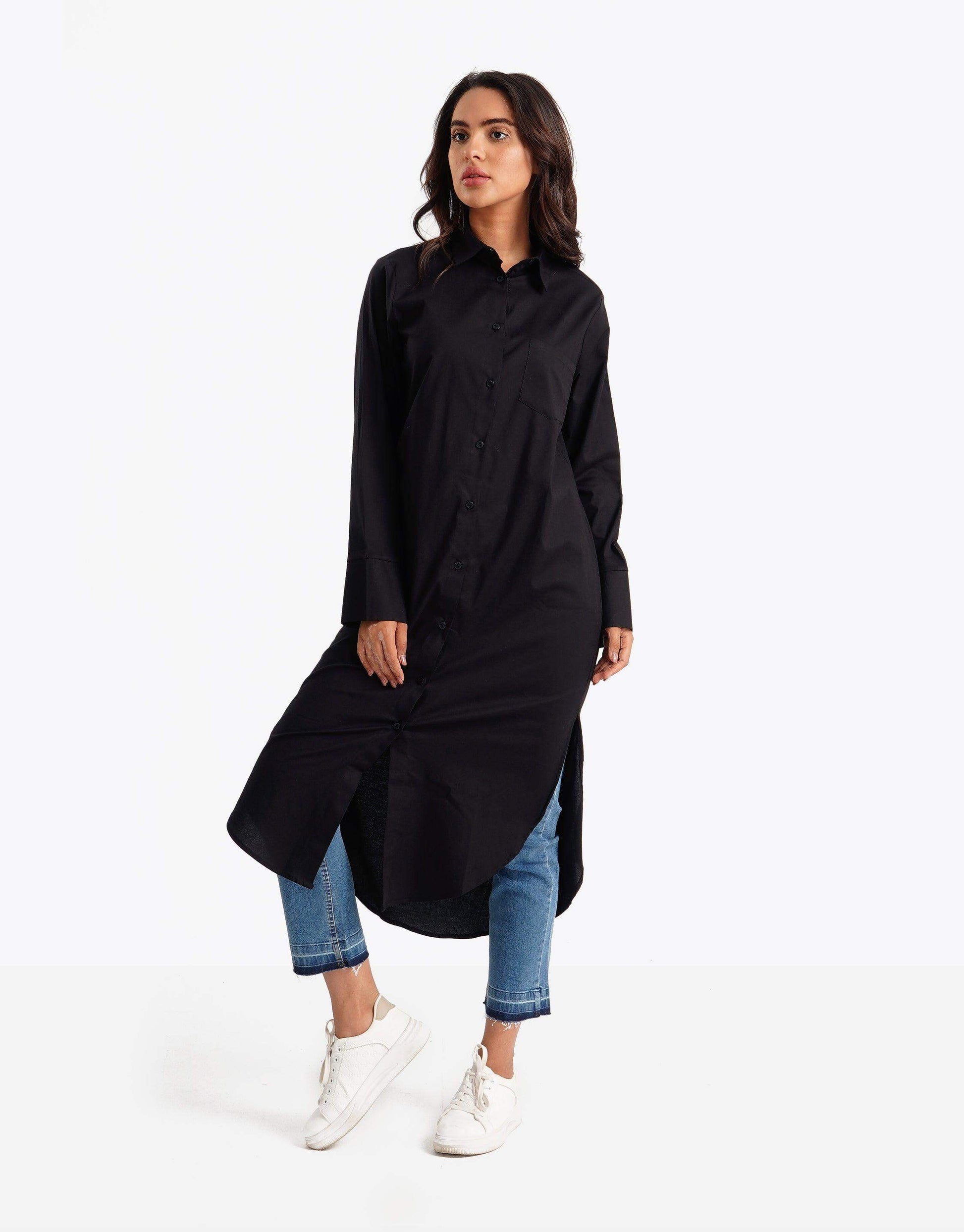 Loose Fit Shirt Dress - Carina - ÙƒØ§Ø±ÙŠÙ†Ø§