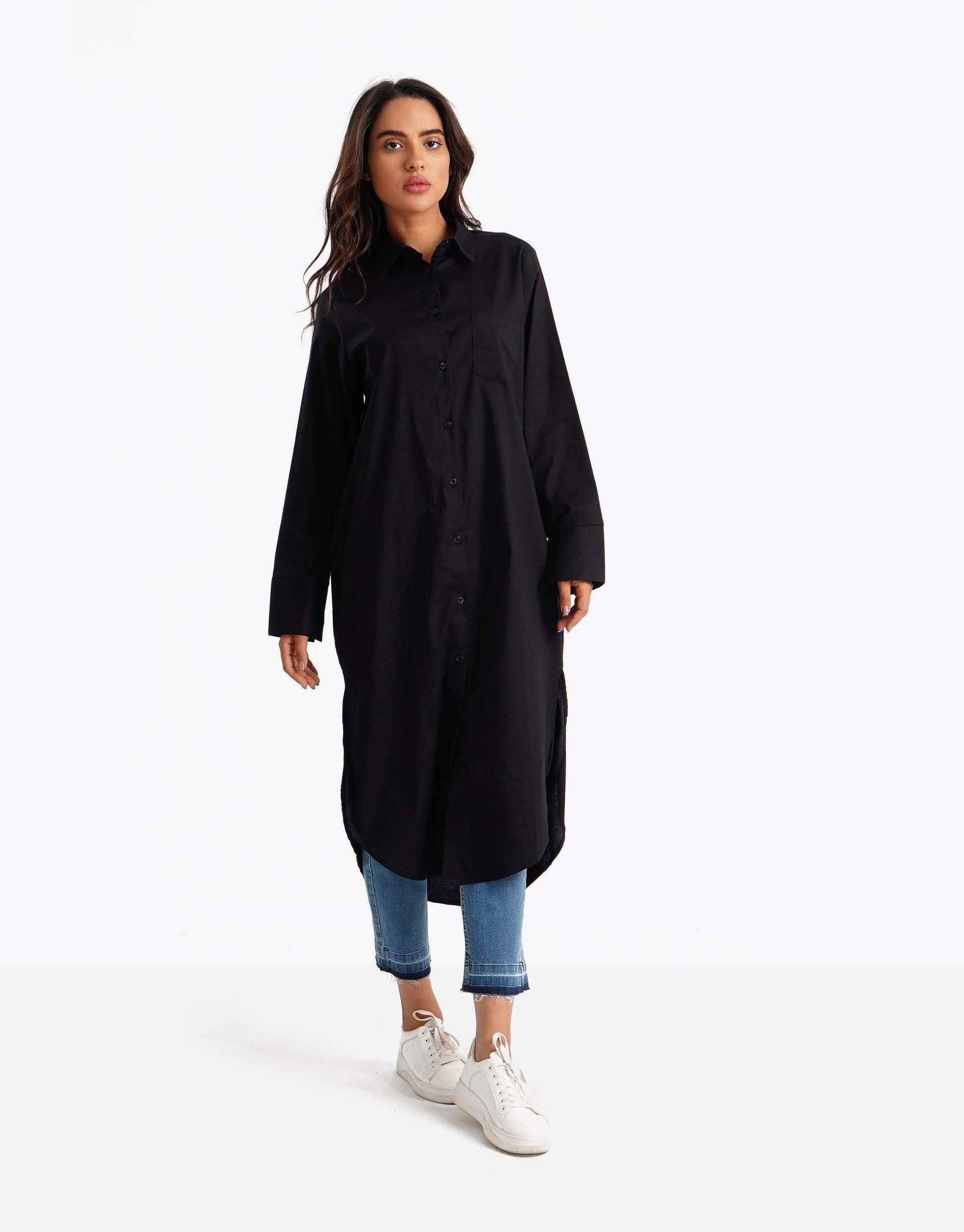 Loose Fit Shirt Dress - Carina - ÙƒØ§Ø±ÙŠÙ†Ø§