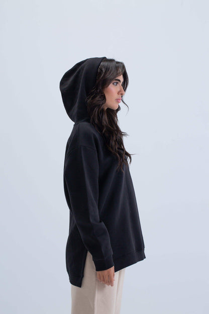 Lounge Hoodie with Slits - Carina - ÙƒØ§Ø±ÙŠÙ†Ø§