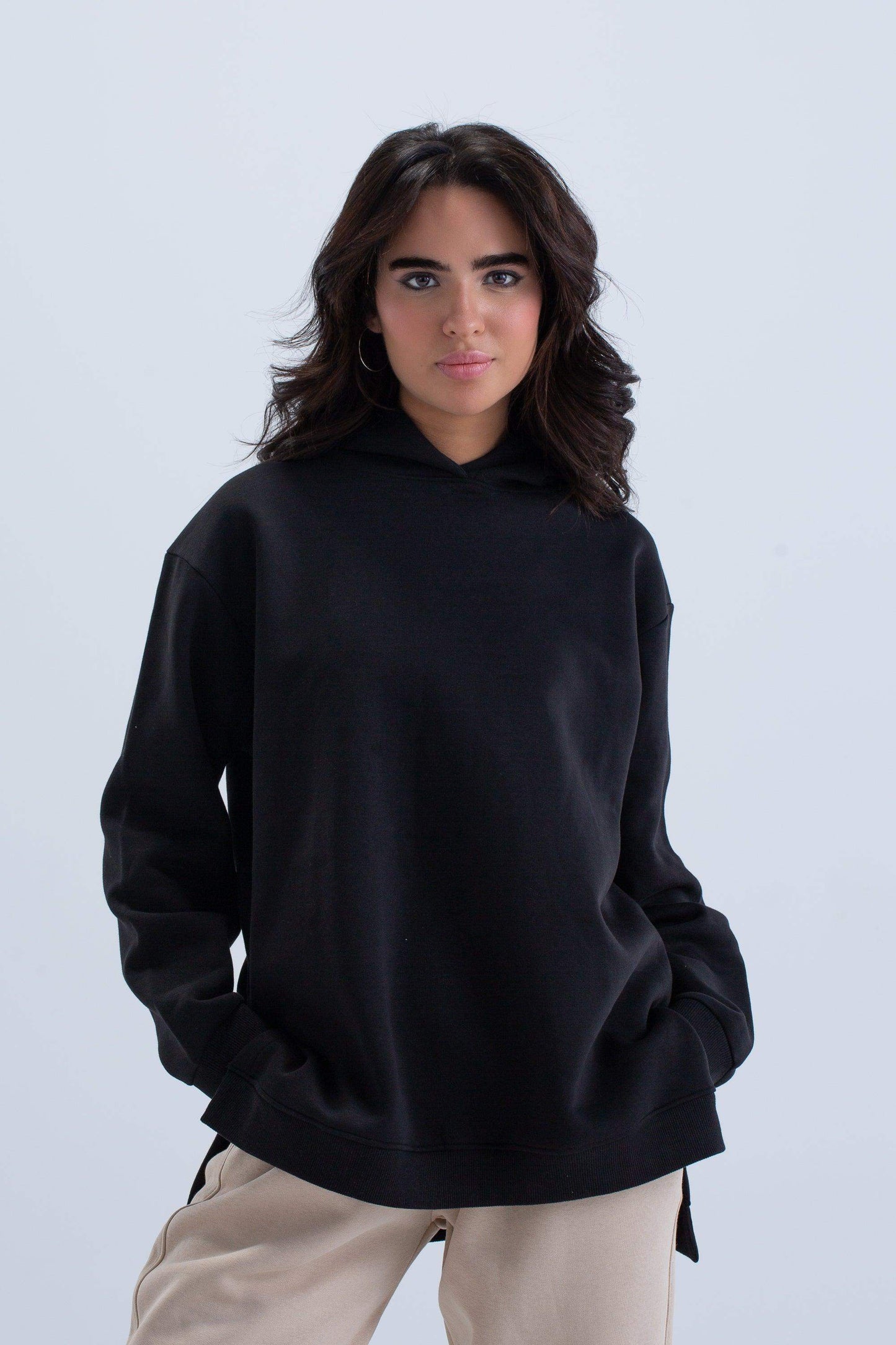 Lounge Hoodie with Slits - Carina - ÙƒØ§Ø±ÙŠÙ†Ø§