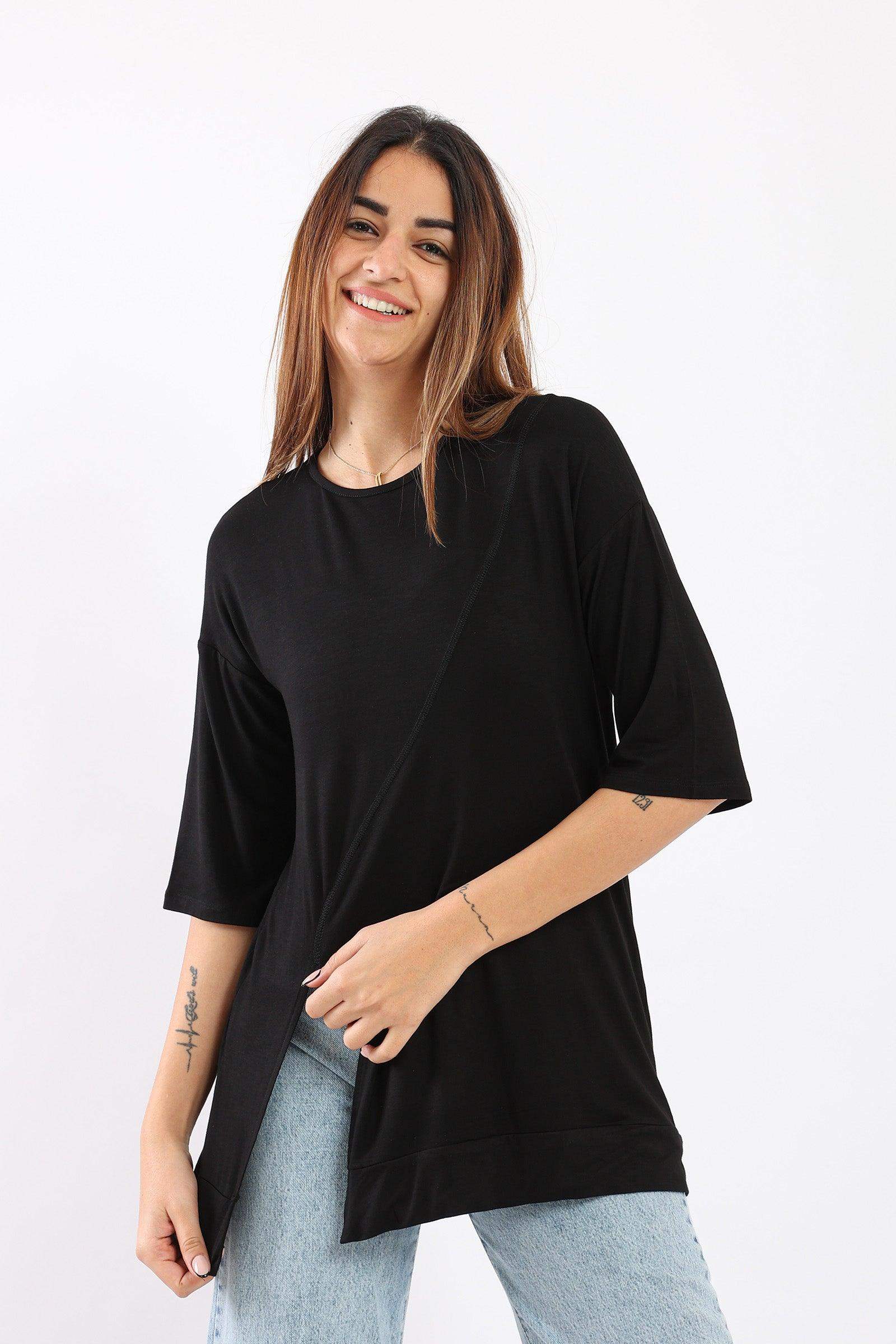 Lounge Top with Front Slit - Carina - ÙƒØ§Ø±ÙŠÙ†Ø§
