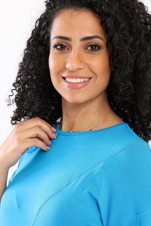 Lounge Top with Front Slit - Carina - ÙƒØ§Ø±ÙŠÙ†Ø§