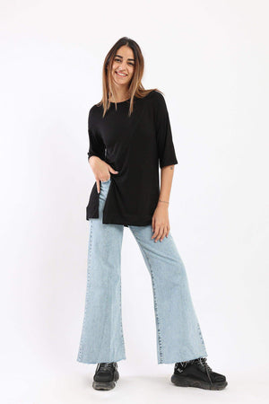 Lounge Top with Front Slit - Carina - ÙƒØ§Ø±ÙŠÙ†Ø§