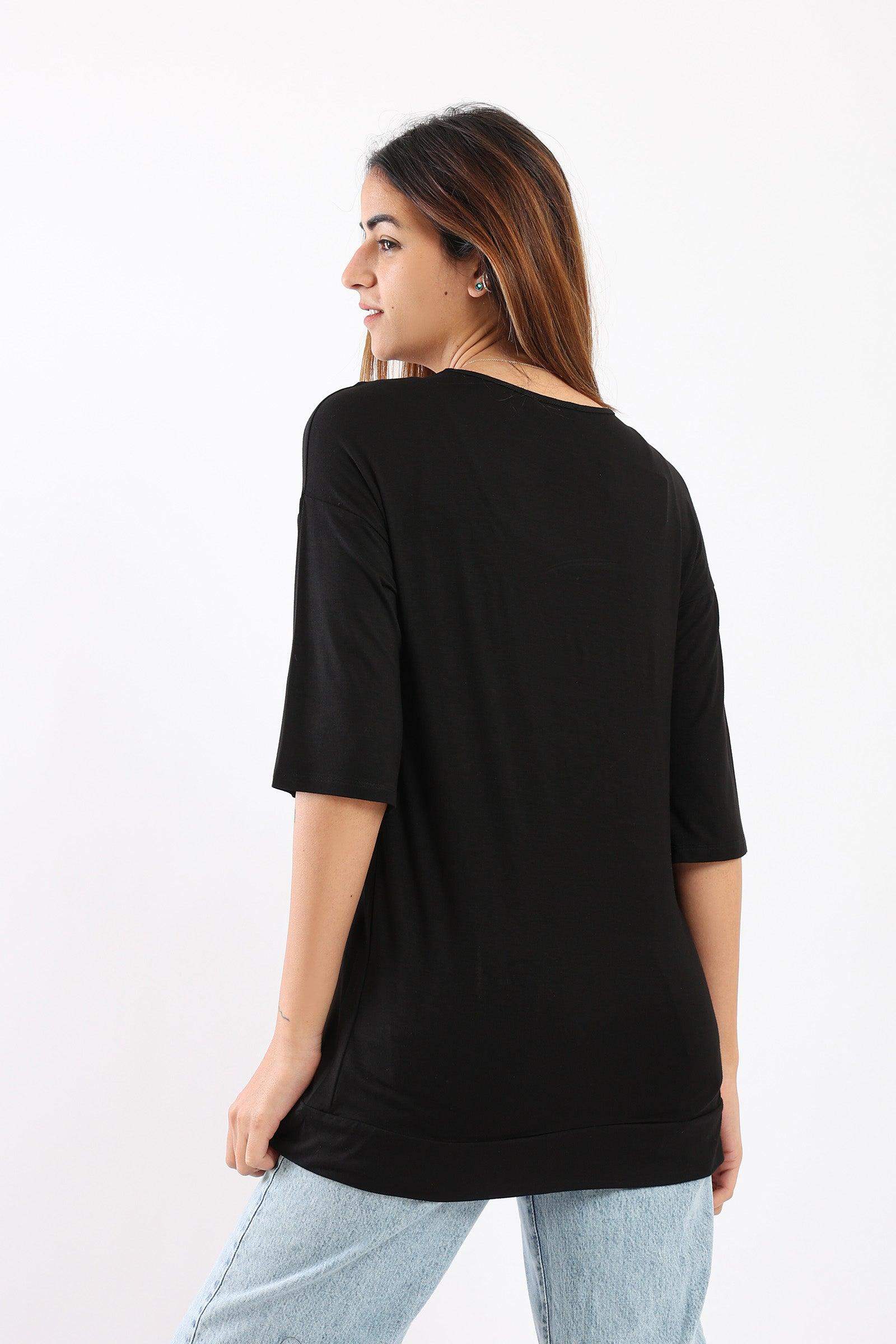 Lounge Top with Front Slit - Carina - ÙƒØ§Ø±ÙŠÙ†Ø§