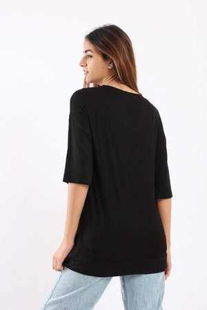 Lounge Top with Front Slit - Carina - ÙƒØ§Ø±ÙŠÙ†Ø§