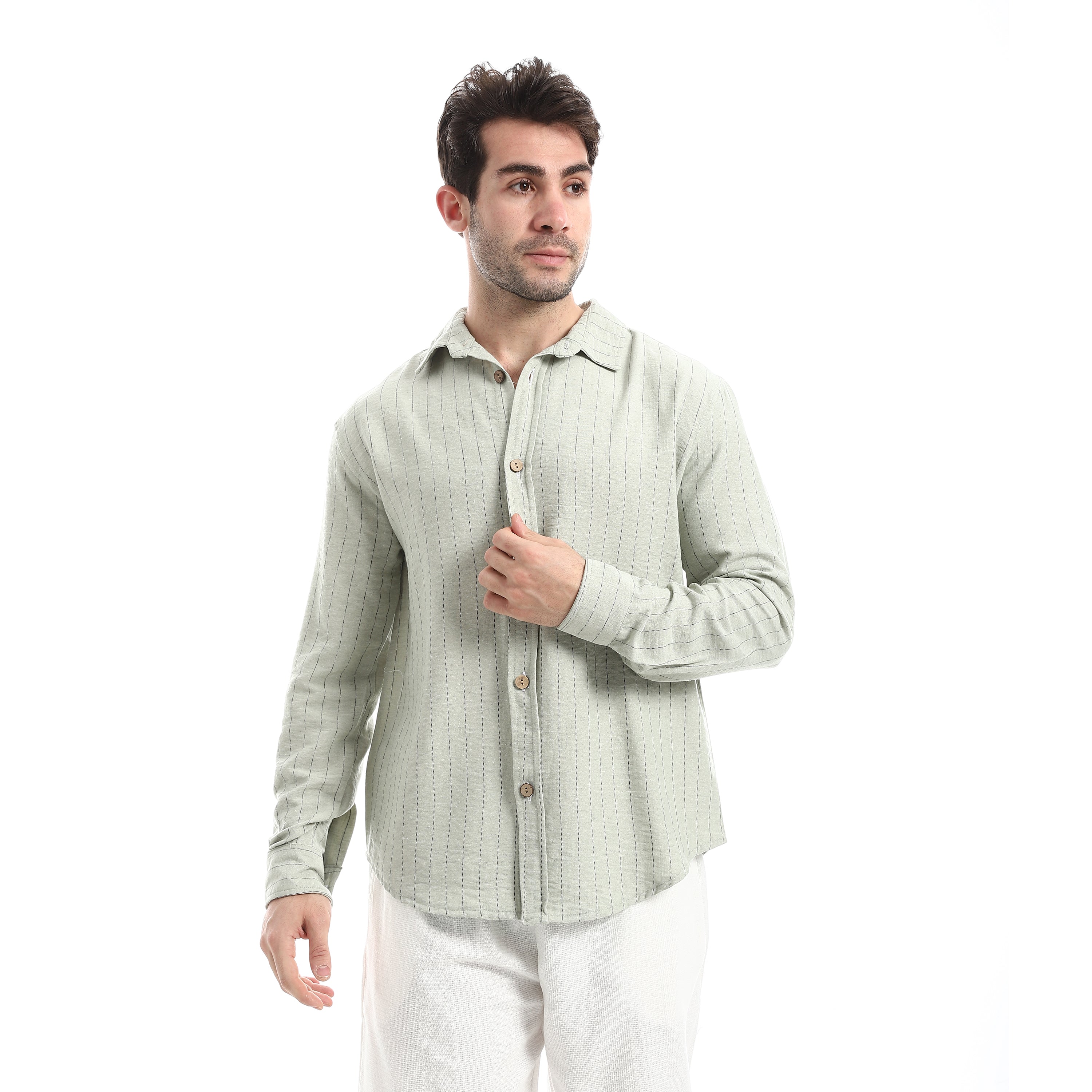 Striped Comfort Shirt - Mint
