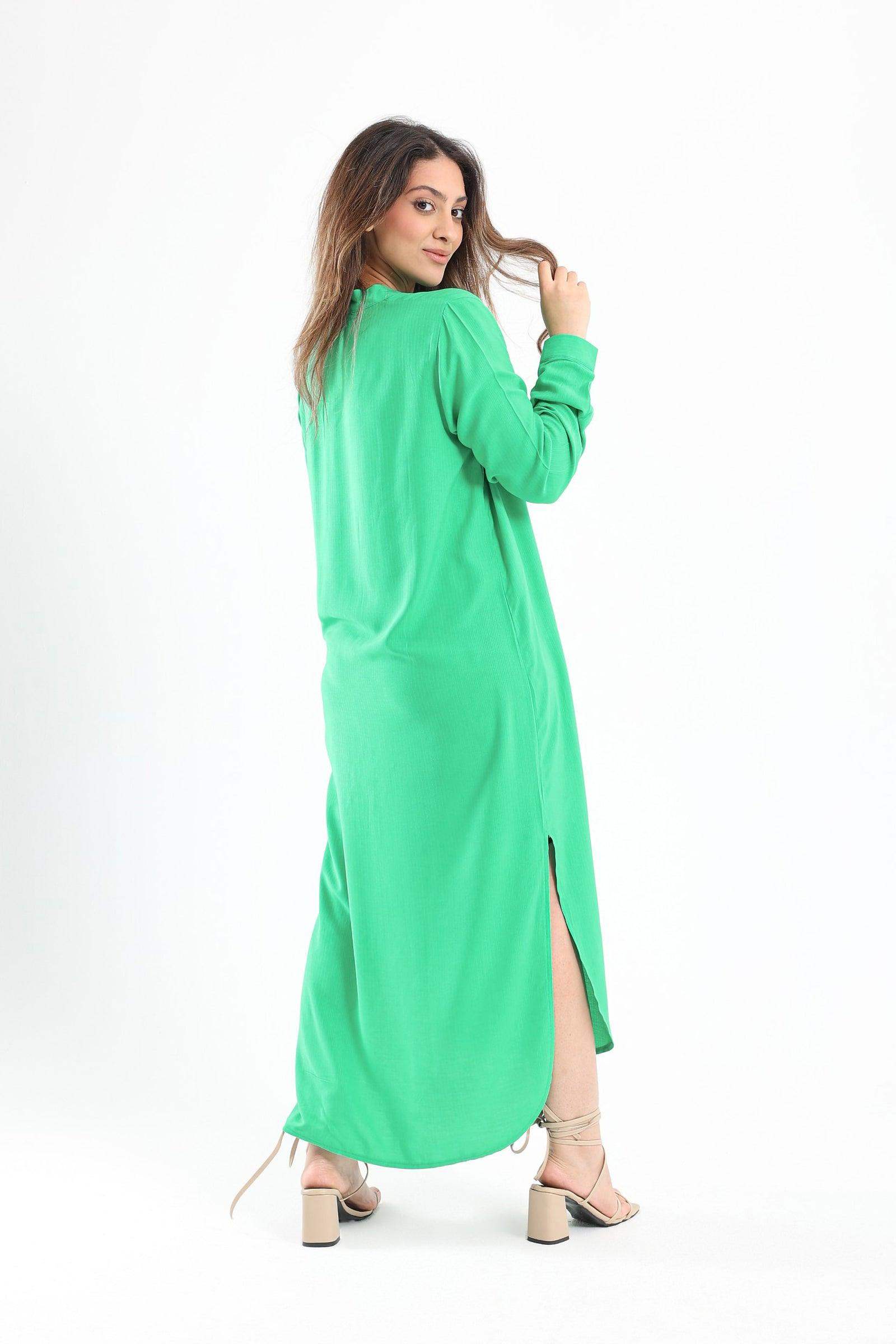 Mandarin Collar Shirt Dress - Carina - ÙƒØ§Ø±ÙŠÙ†Ø§