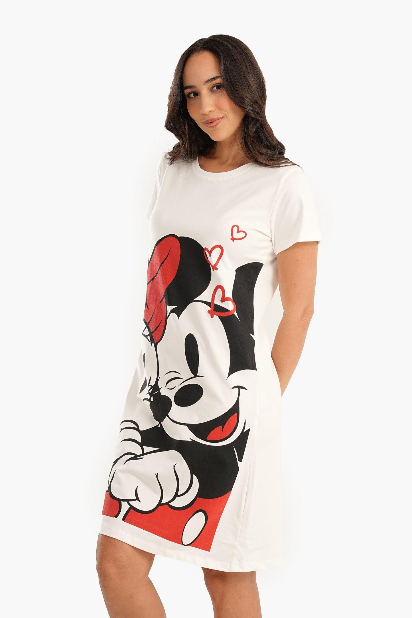 Mickey & Minnie Printed Nightgown - Carina - ÙƒØ§Ø±ÙŠÙ†Ø§