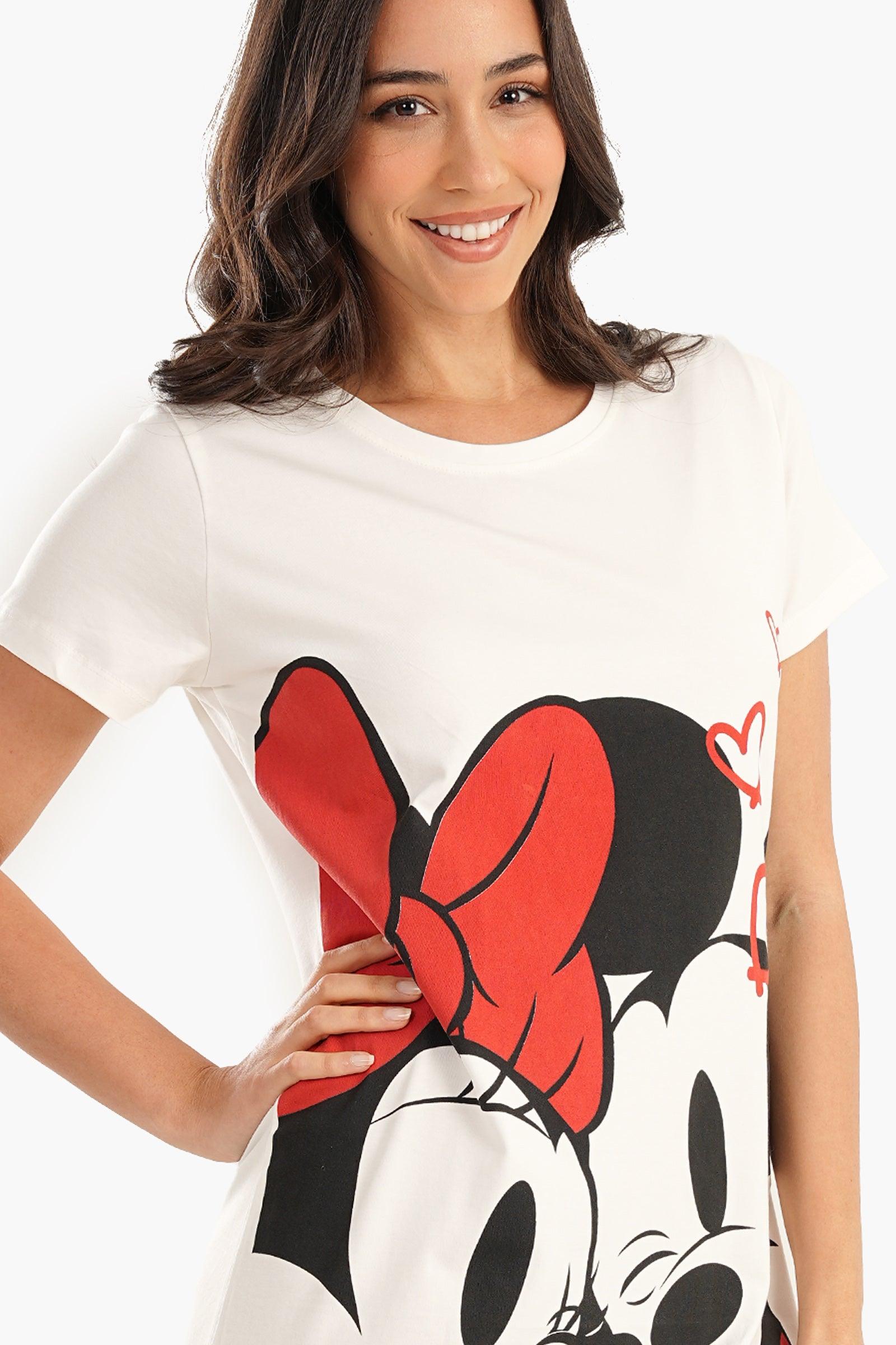 Mickey & Minnie Printed Nightgown - Carina - ÙƒØ§Ø±ÙŠÙ†Ø§