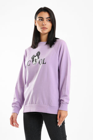 Mickey Mouse Printed Sweat Shirt - Clue Wear