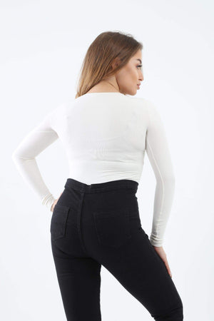 Microfiber Long Sleeves Top - Carina - ÙƒØ§Ø±ÙŠÙ†Ø§