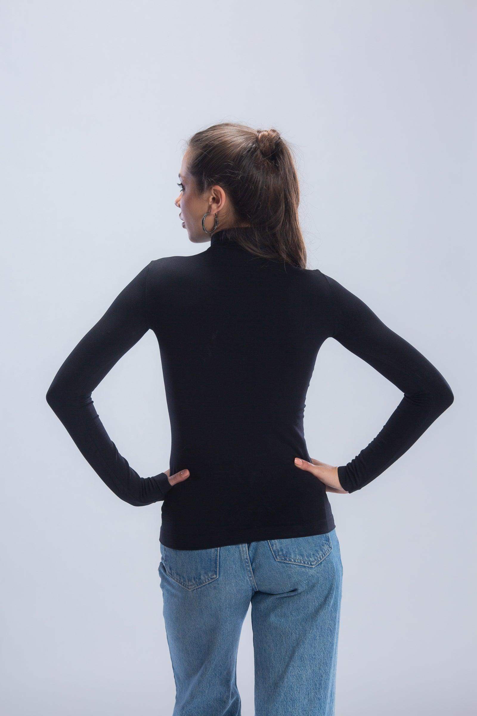 Microfiber Long Sleeves Top - Carina - ÙƒØ§Ø±ÙŠÙ†Ø§