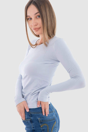 Microfiber Long Sleeves Top - Carina - ÙƒØ§Ø±ÙŠÙ†Ø§