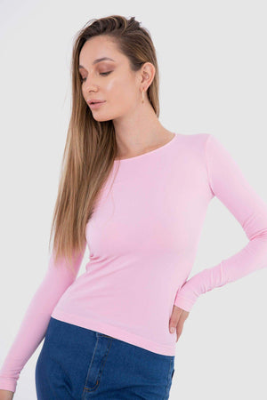 Microfiber Long Sleeves Top - Carina - ÙƒØ§Ø±ÙŠÙ†Ø§