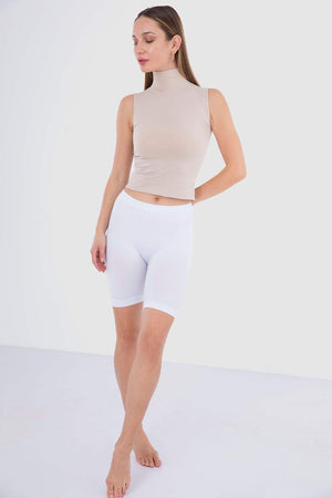 Microfiber Mid Thigh Shorts - Carina - ÙƒØ§Ø±ÙŠÙ†Ø§