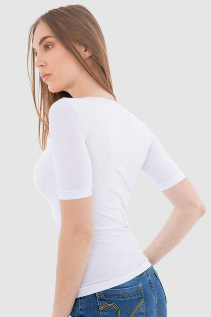 Microfiber Short Sleeve Top - Carina - ÙƒØ§Ø±ÙŠÙ†Ø§