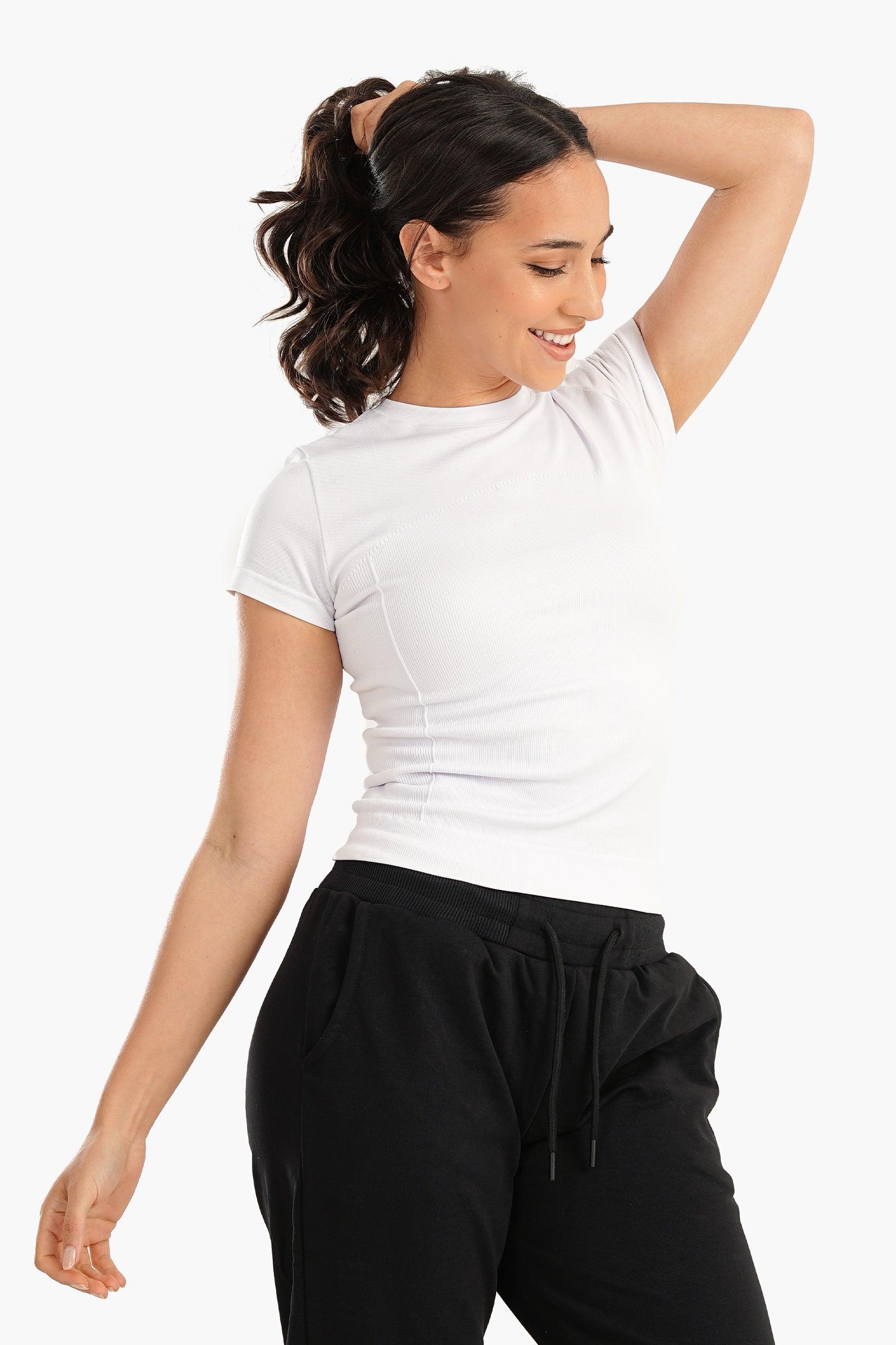 Microfiber Short Sleeves Top - Carina - ÙƒØ§Ø±ÙŠÙ†Ø§