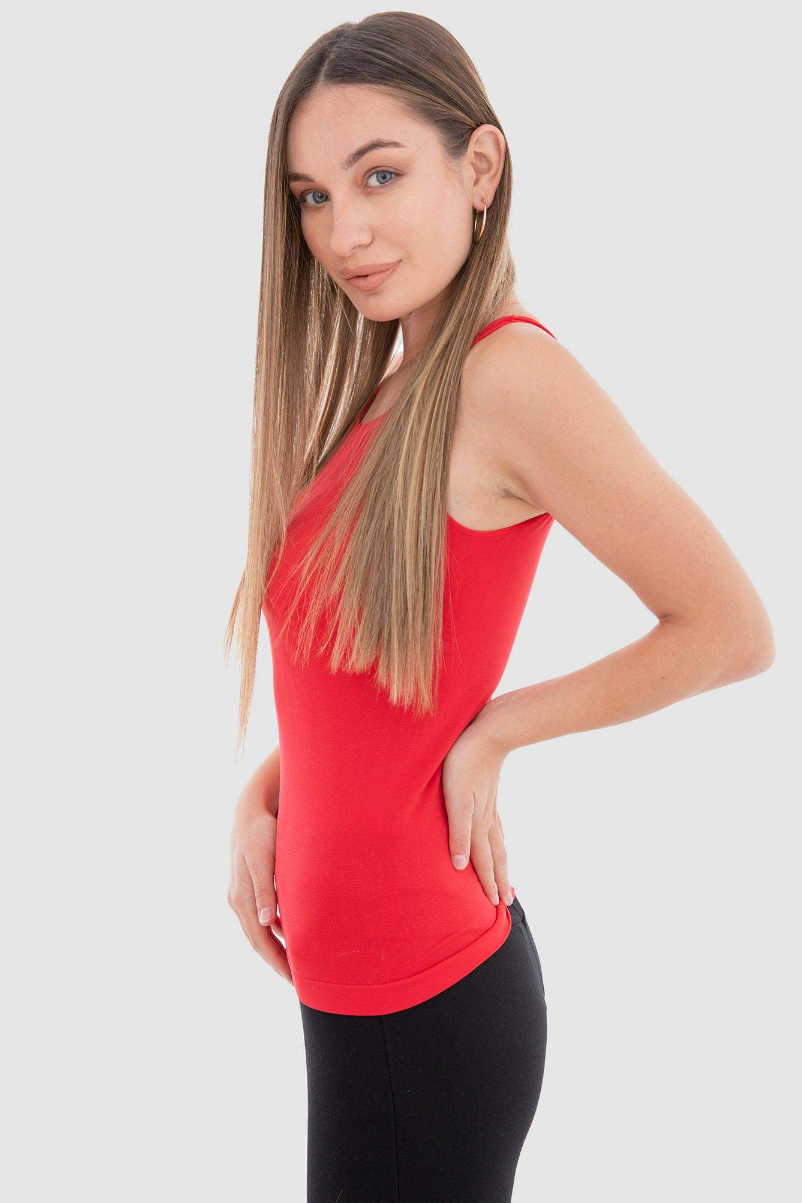 Microfiber Sleeveless Tank Top - Carina - ÙƒØ§Ø±ÙŠÙ†Ø§