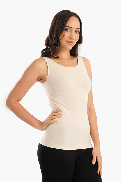 Microfiber Sleeveless Tank Top - Carina - ÙƒØ§Ø±ÙŠÙ†Ø§