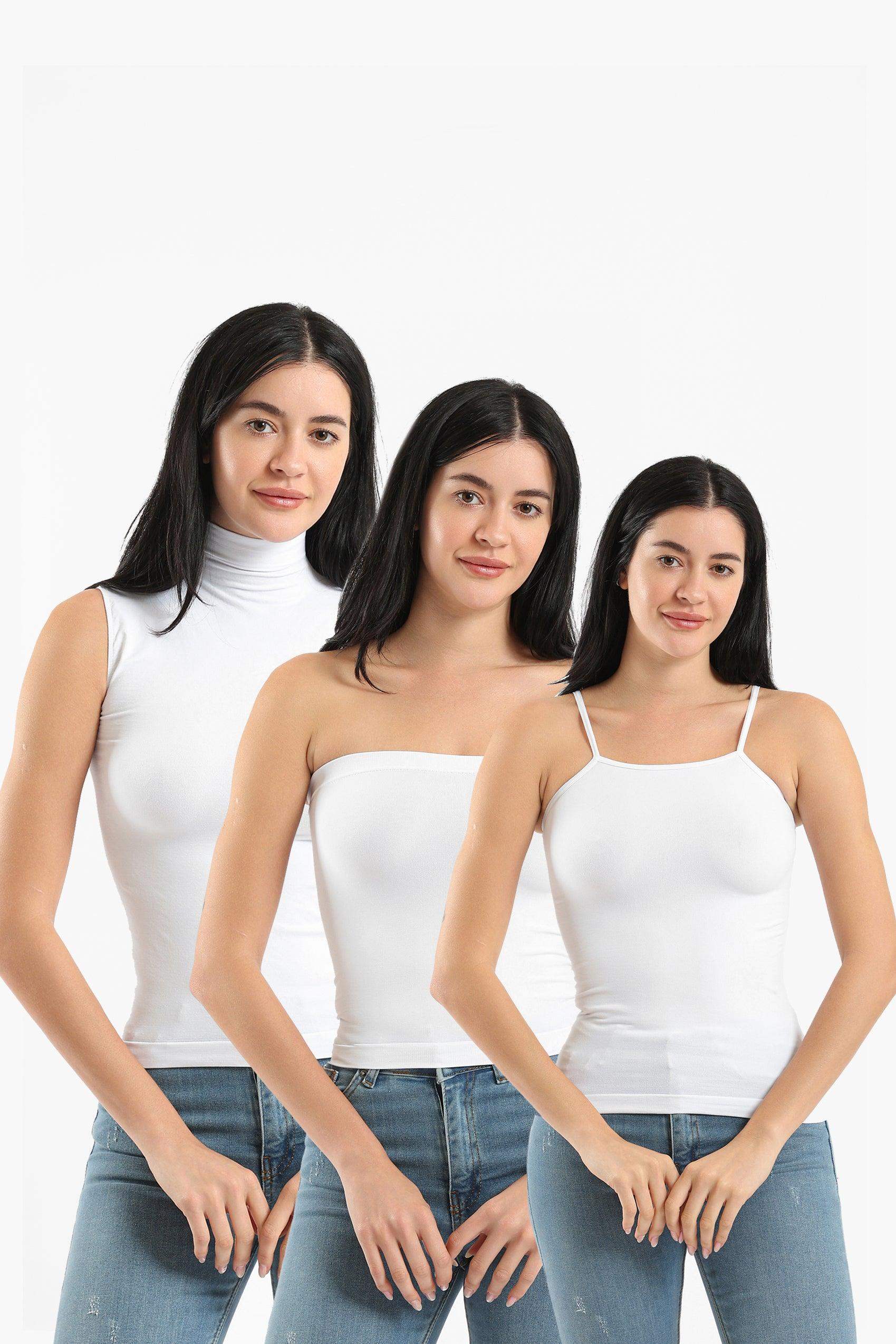 Microfiber Tank Tops (Pack of 3) - Carina - ÙƒØ§Ø±ÙŠÙ†Ø§