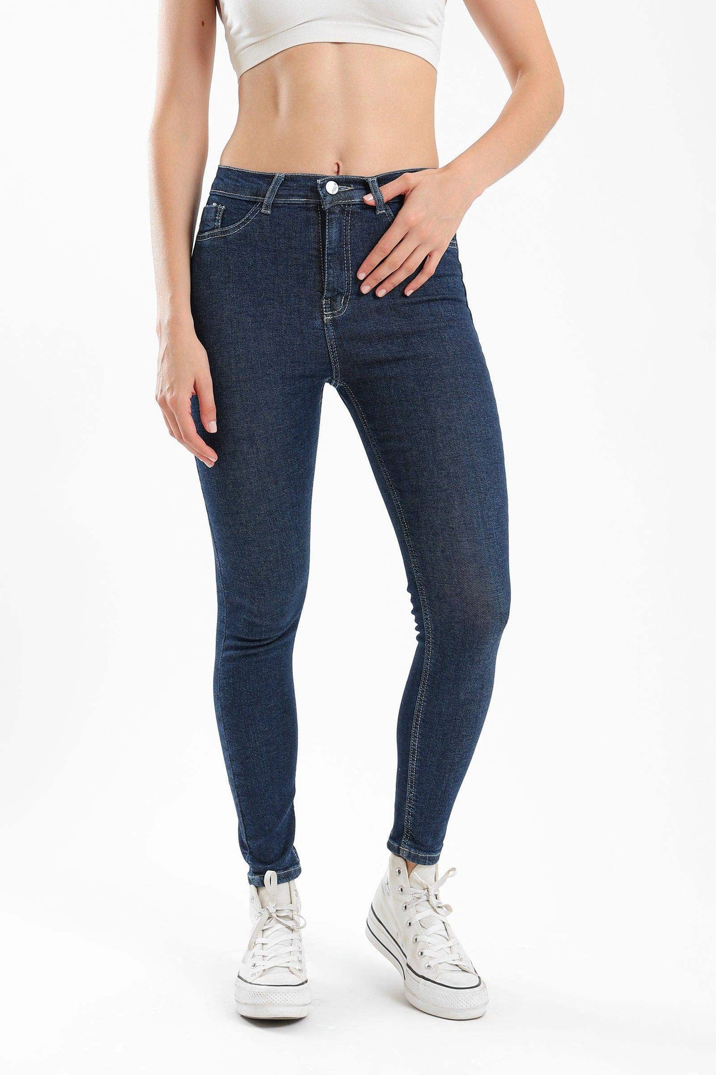 Mid-Rise Slim Fit Jeans - Carina - ÙƒØ§Ø±ÙŠÙ†Ø§