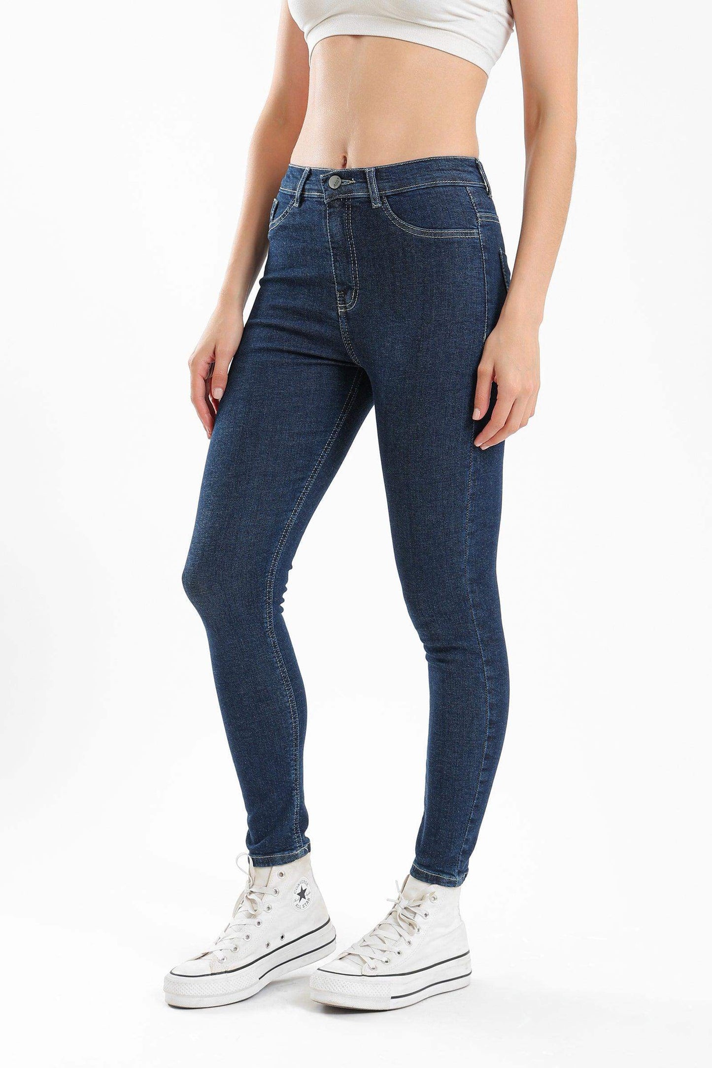 Mid-Rise Slim Fit Jeans - Carina - ÙƒØ§Ø±ÙŠÙ†Ø§