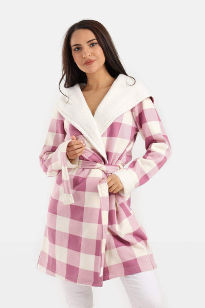 Midi Checks Robe - Carina - ÙƒØ§Ø±ÙŠÙ†Ø§