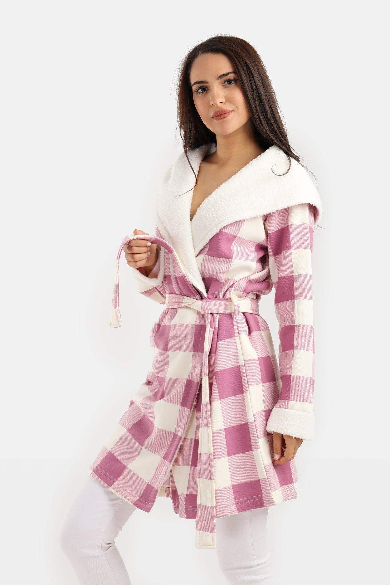 Midi Checks Robe - Carina - ÙƒØ§Ø±ÙŠÙ†Ø§