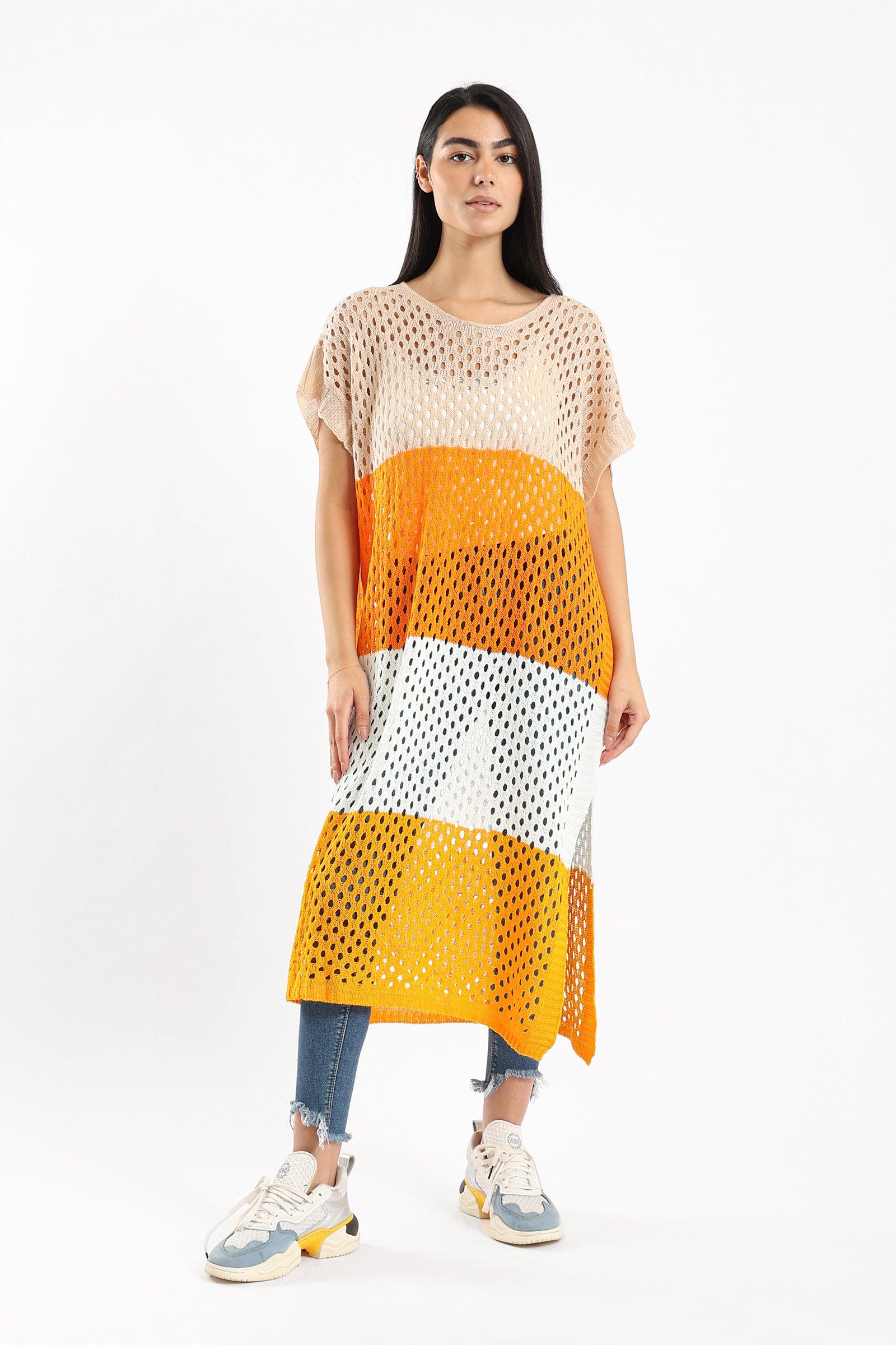 Midi Crochet Dress - Clue Wear